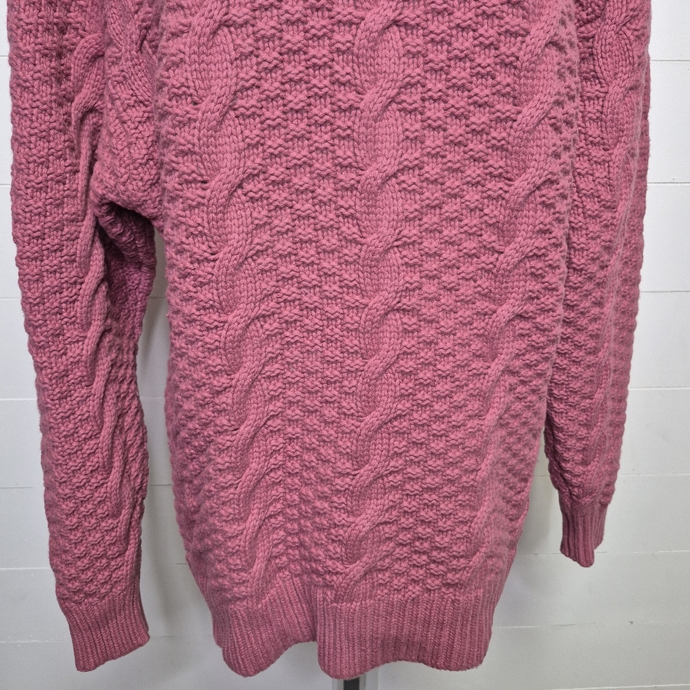 Aritzia Wilfred Gianna Merino Wool Blend Cable Knit Sweater Size S - Picture 6 of 13